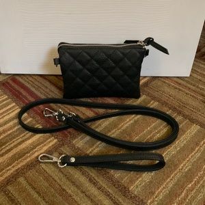 Black Wristlet Bag EUC